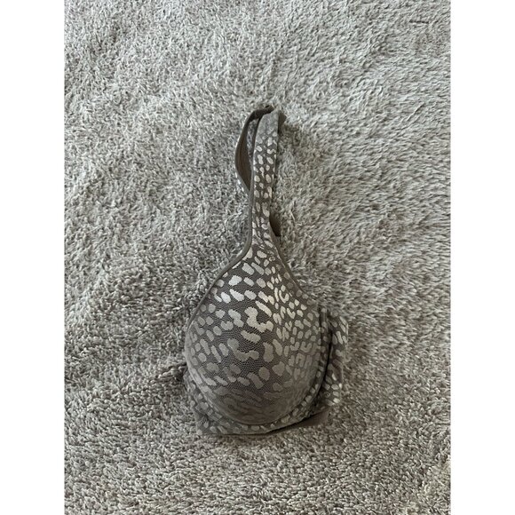 SOMA Intimates 38C T Shirt Bra Lavender Cheetah Animal Print Lightly Padded UW - Picture 16 of 16